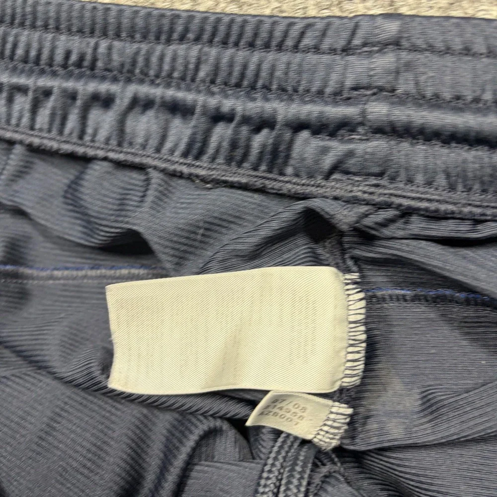 Adidas Sweatpants Men's XL Navy Side Stripe Athletic Track Performance AZ8001